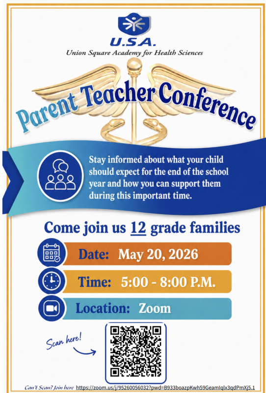 12th grade parent teacher conference info
