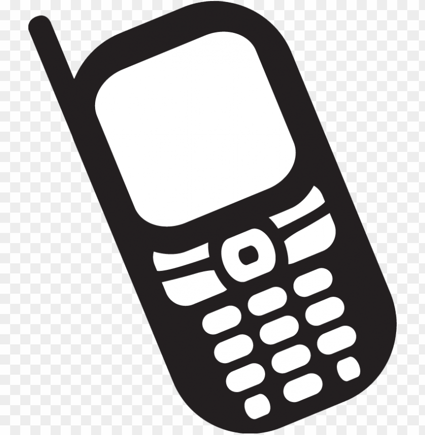 Clip Art Image of a cellphone.