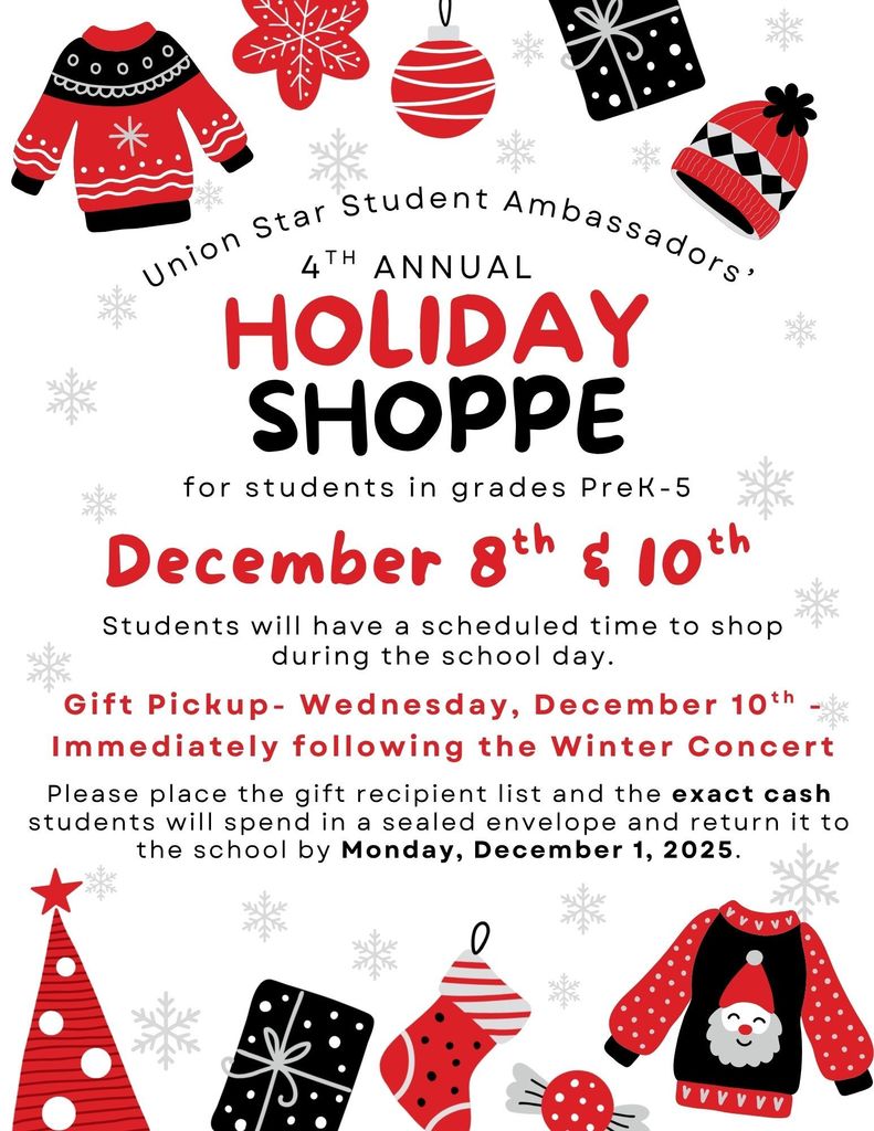 2025 Holiday Shoppe Flyer