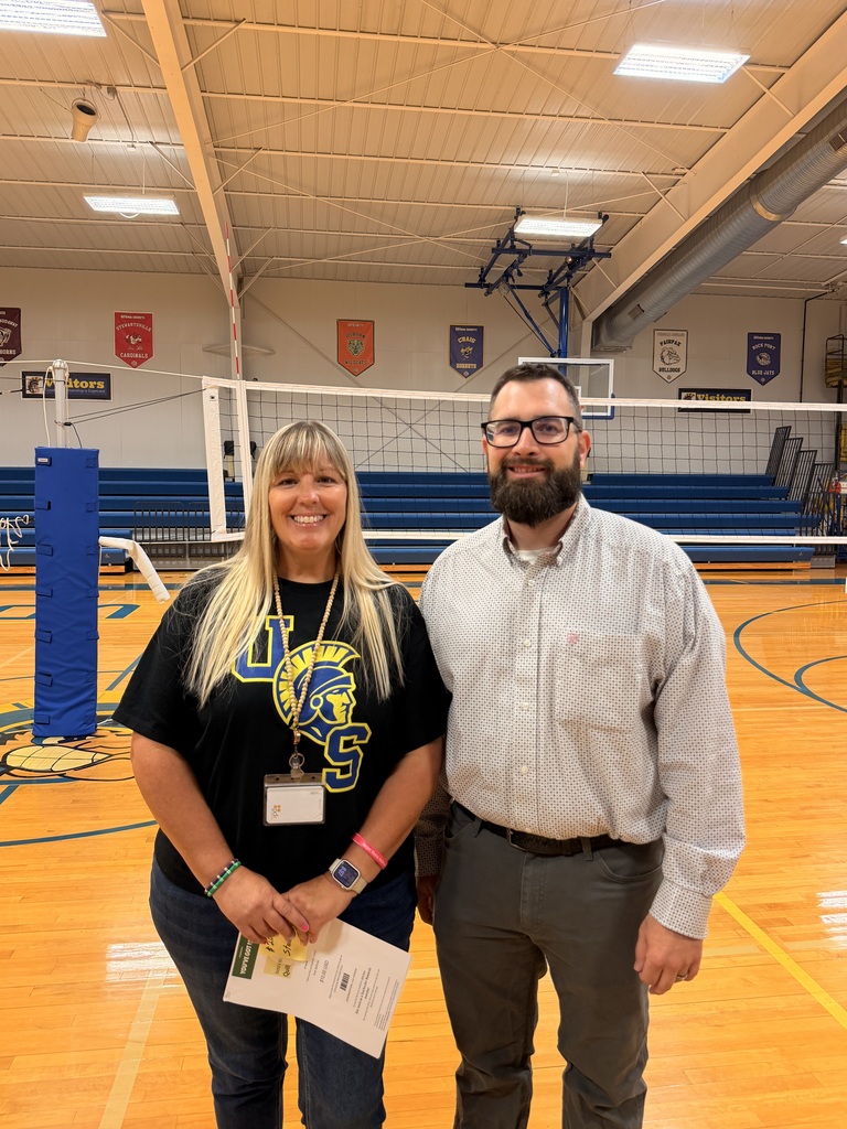 Picture of Union Star Staff Members of the Month, April Jackson and Blaine Martin.