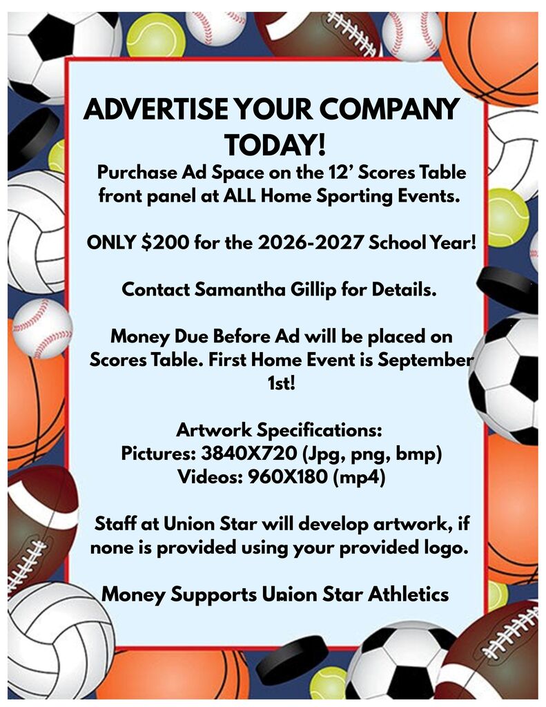 Score Table Advertisement