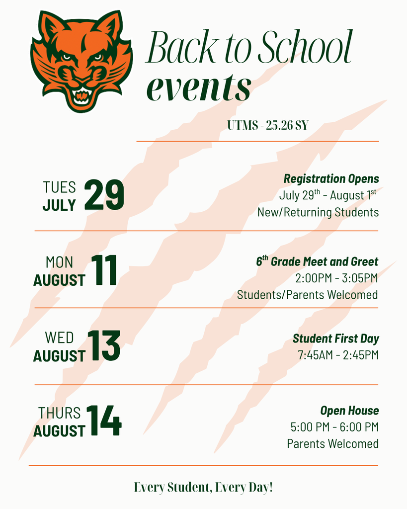 Back to school events