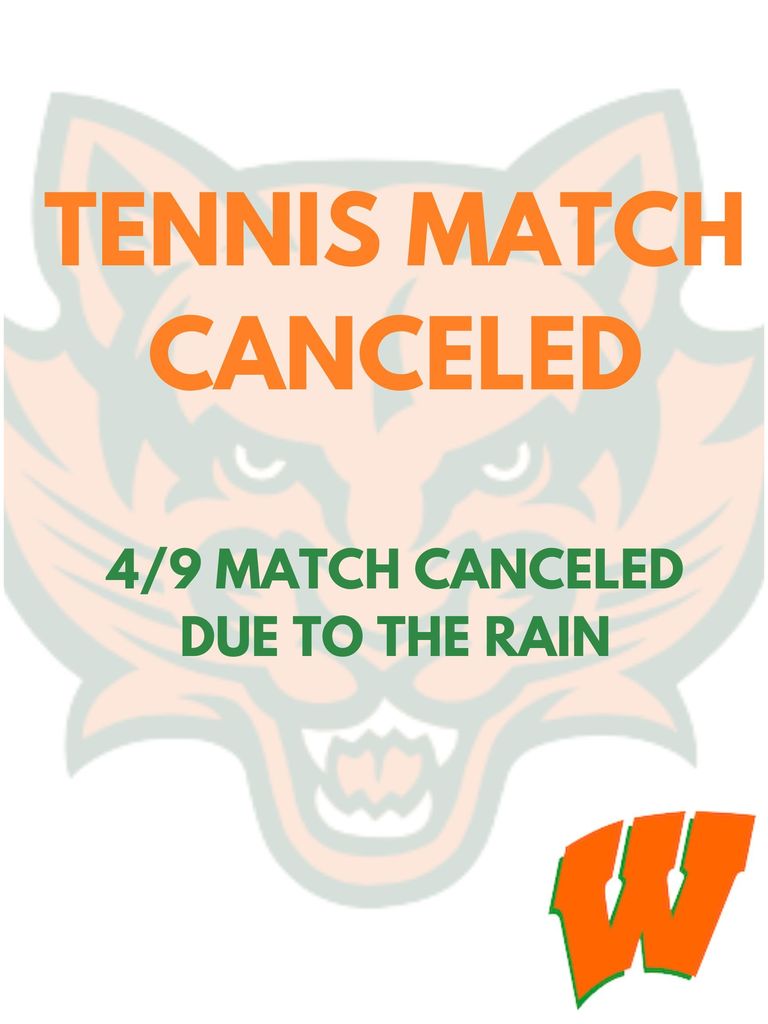 Tennis match canceled