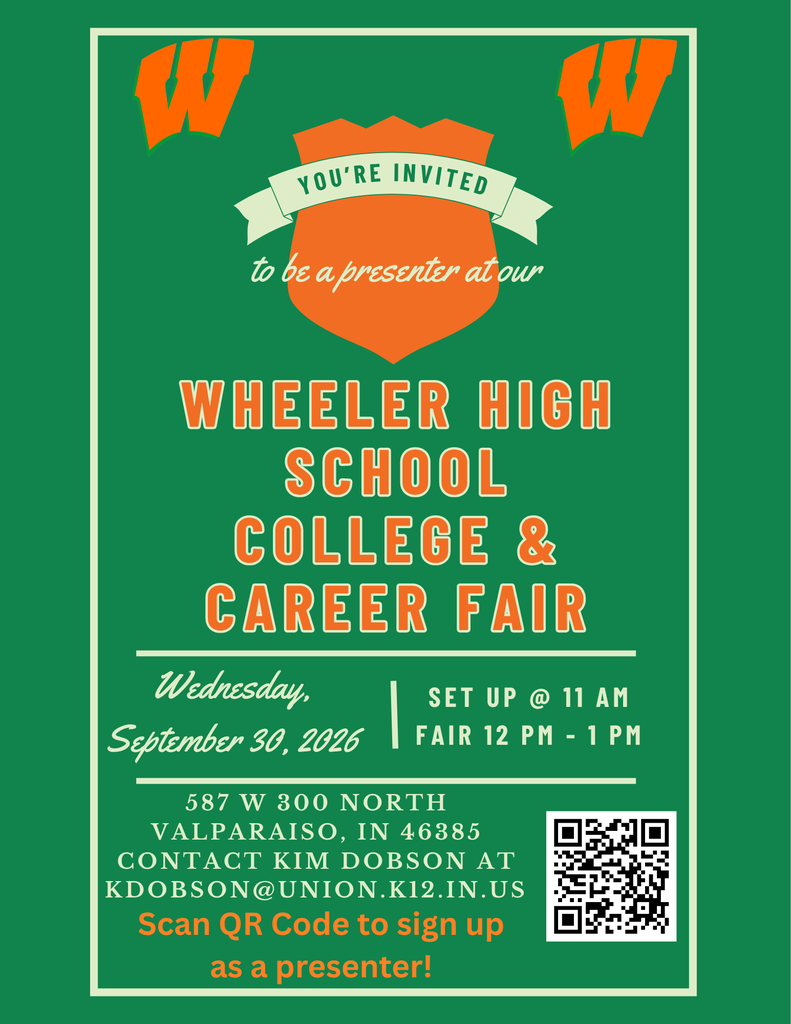 Wheeler High School College & Career Fair September 30, 2026