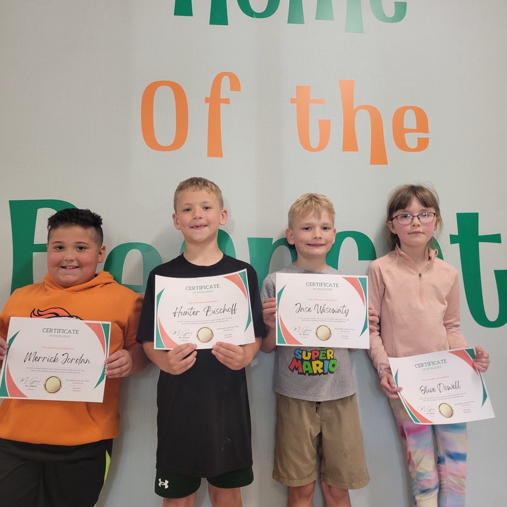 May 2024 Confidence Character Trait Winners