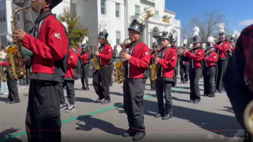 Middle School Band Marching