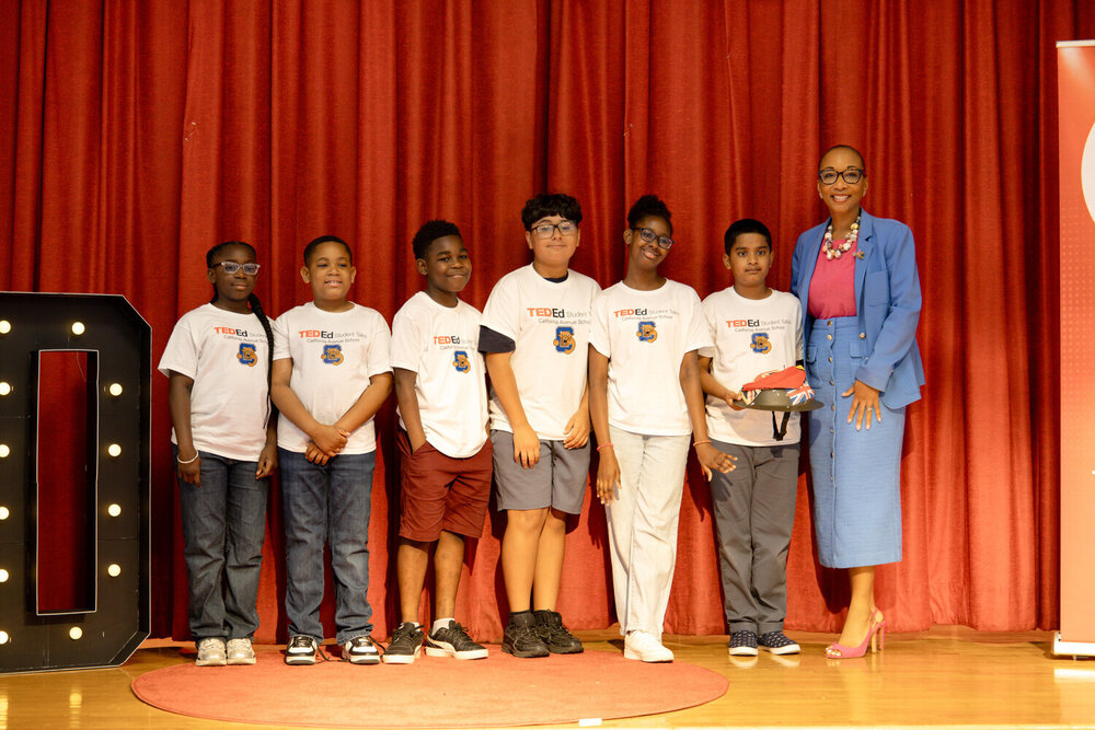 Students and Dr. Akil from Ted Talk Event