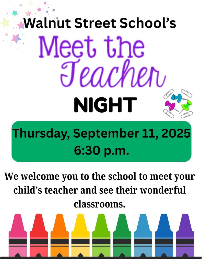 Meet the Teacher Night Flyer