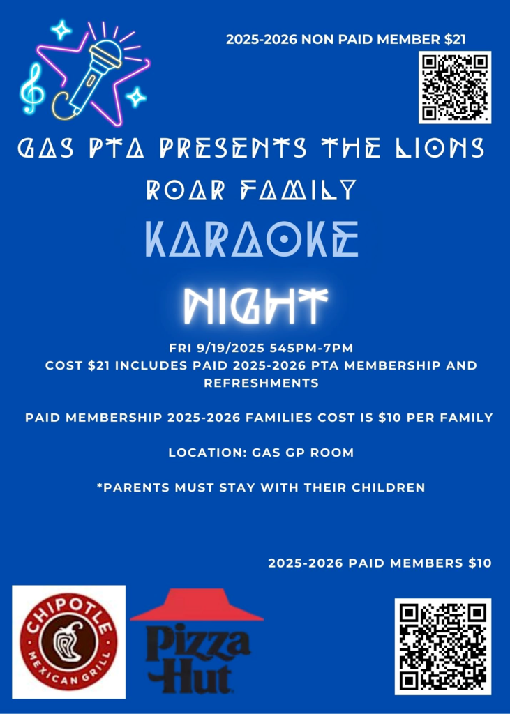 Gas PTA Karoke night