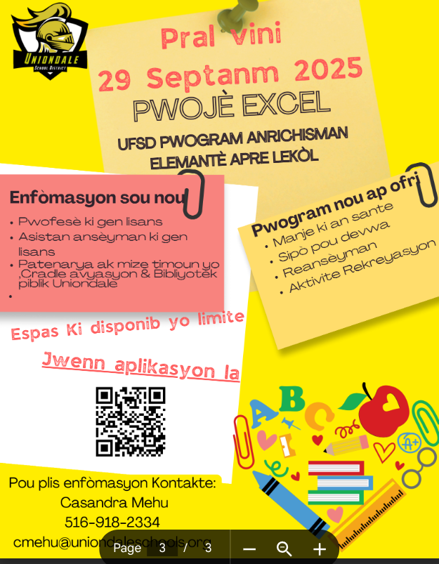 Flyer  Haitian 
