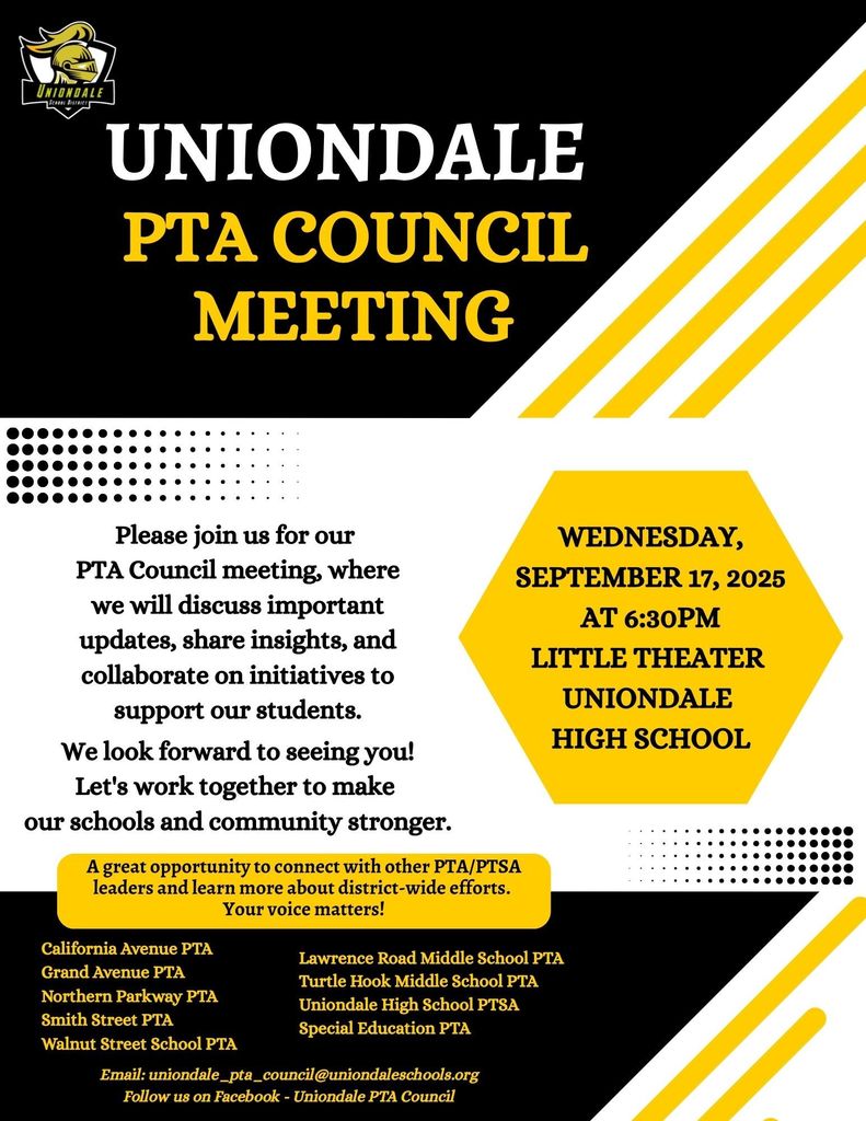 PTA Meeting Flyer English