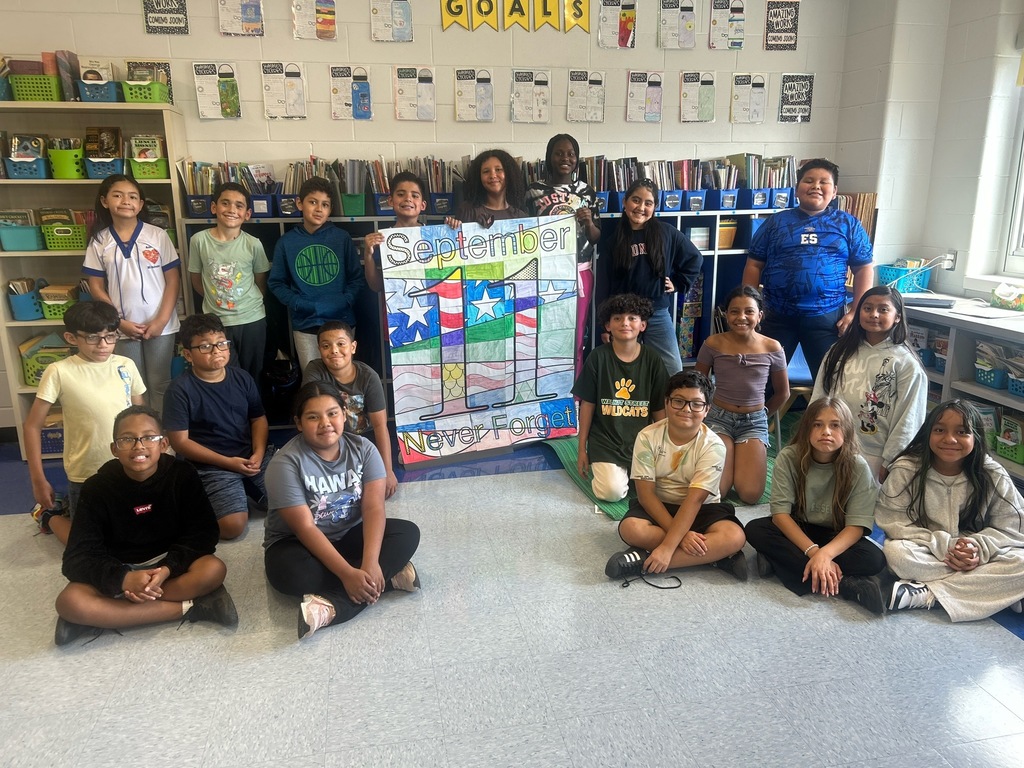 class picture with collaborative poster