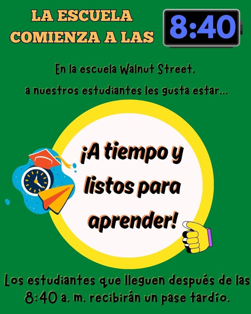 on time message - spanish