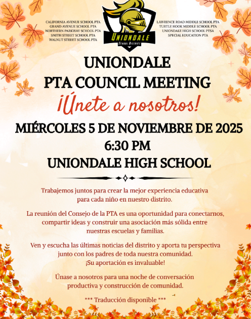 UTA Council Meeting French