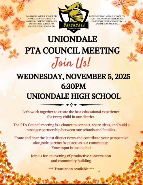 UTA Council Meeting English