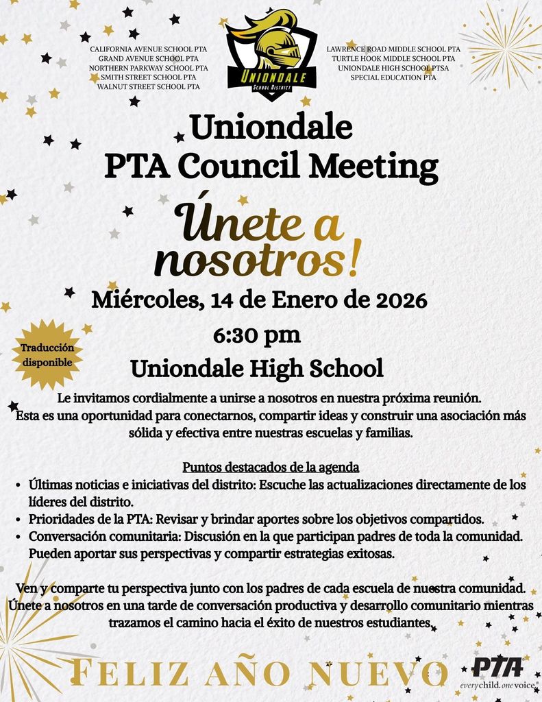 PTA Council Meeting Spanish