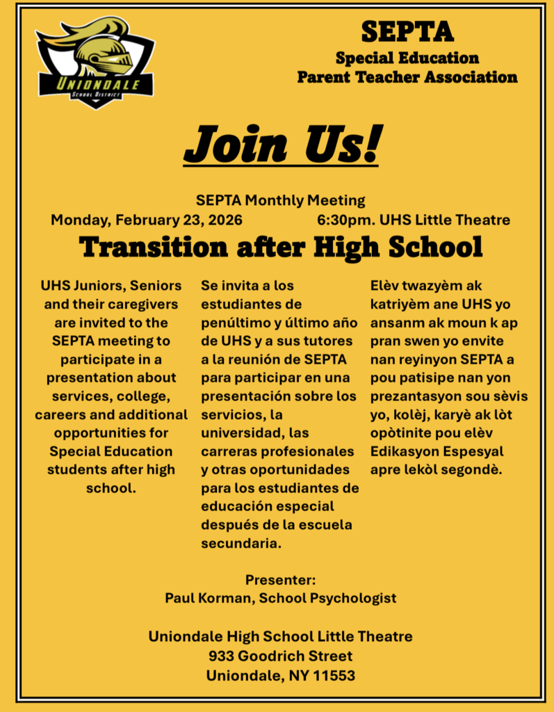 SEPTA Monthly Meeting 