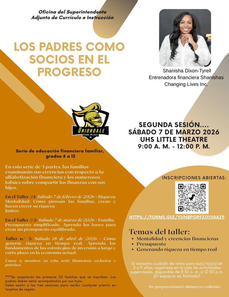 Family Financial Literacy Workshop Spanish