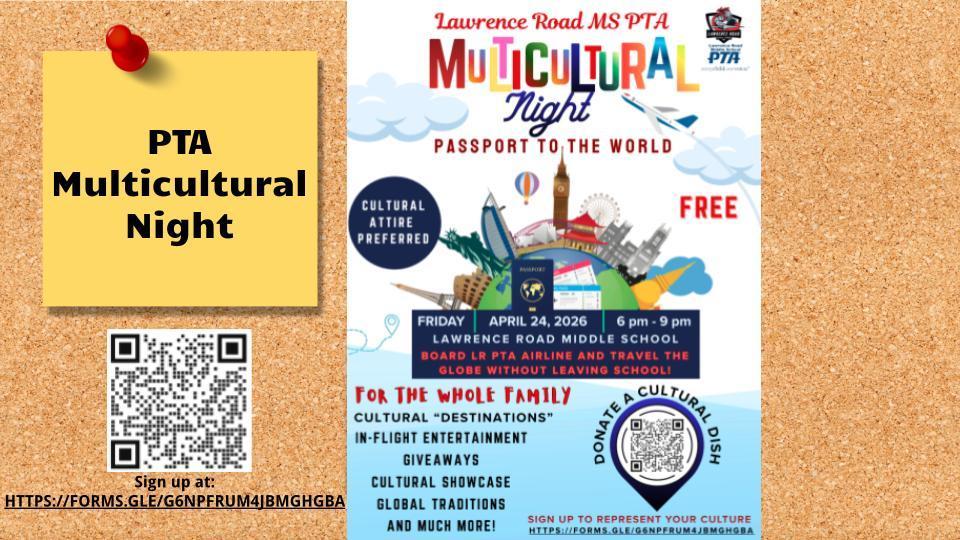 multicultural night flyer