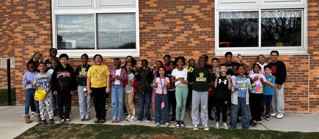 Project Excel students at the Spring Easter Egg Hunt.