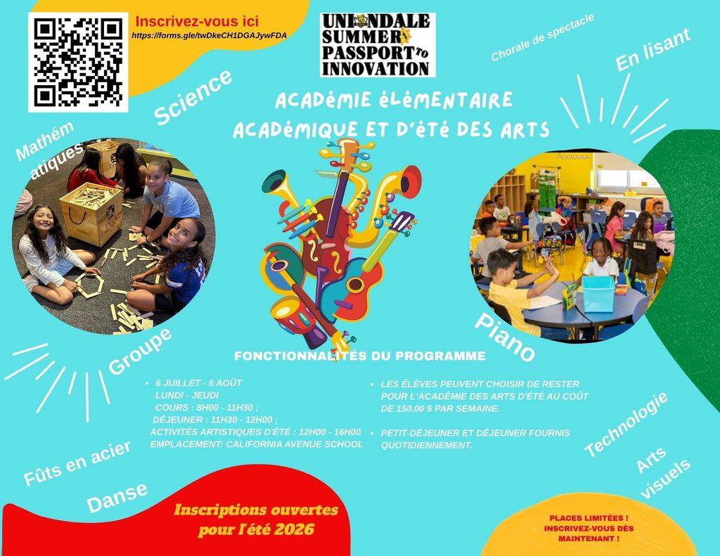 Summer Academy flyer - Creole version
