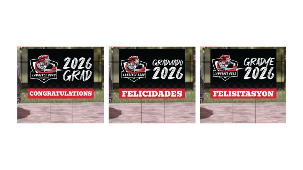 graduation lawn sign