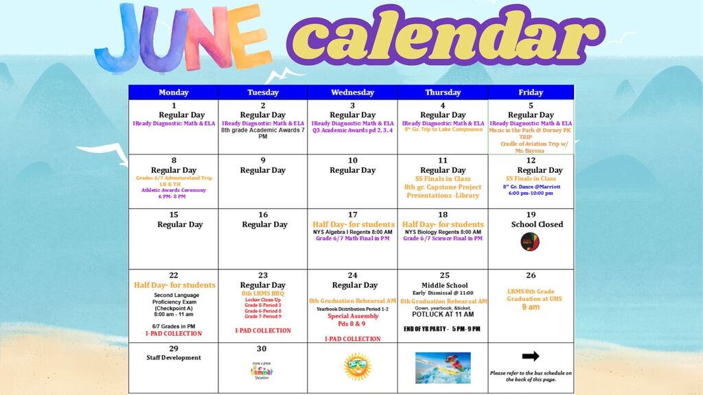 june calendar