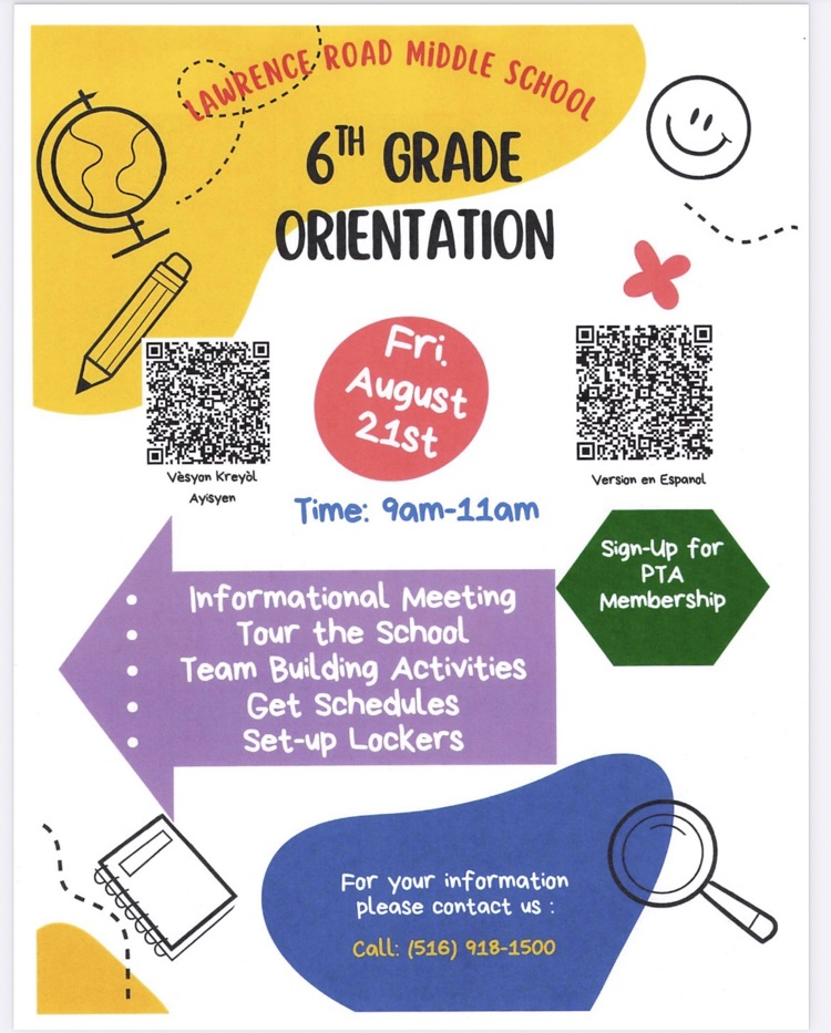 6th grade orientation 