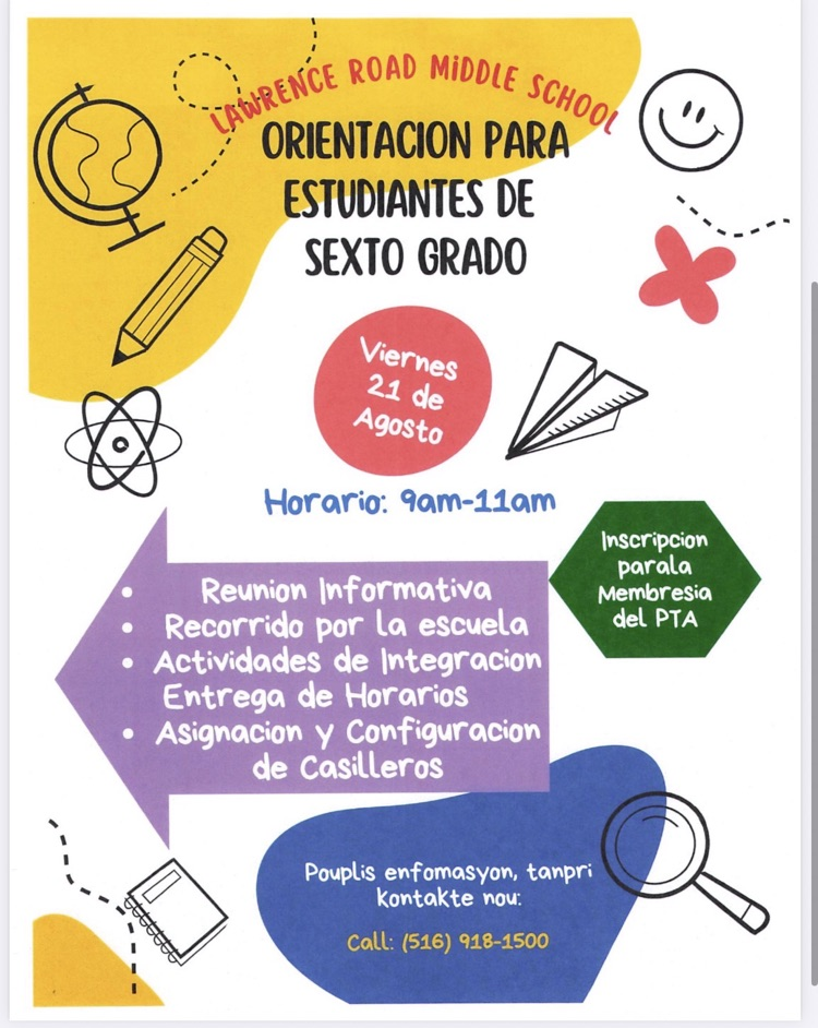 6th grade orientation 