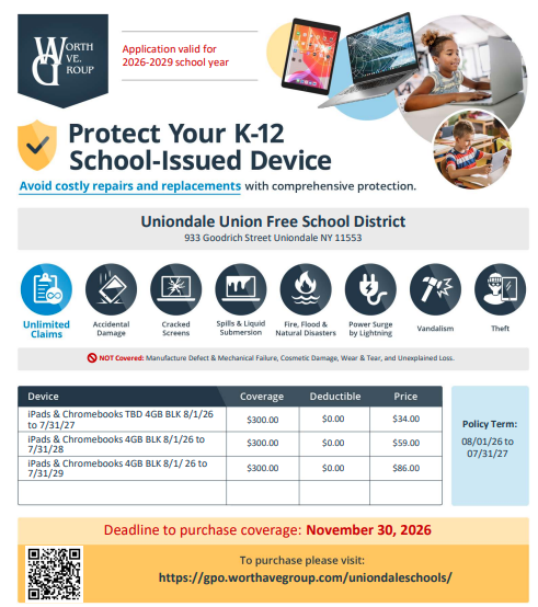 English version of iPad insurance costs