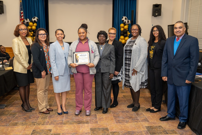 The Board of Education and the Superintendent proudly honored individuals who gave outstanding service and achievement across the district.