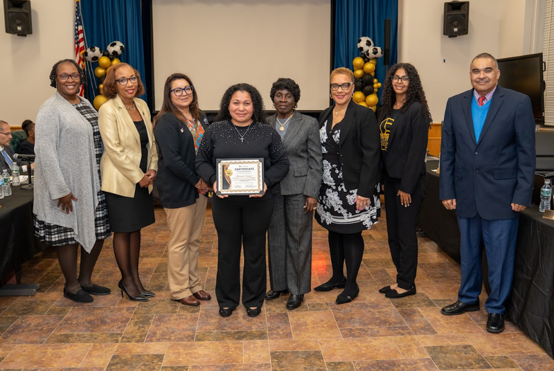 The Board of Education and the Superintendent proudly honored individuals who gave outstanding service and achievement across the district.