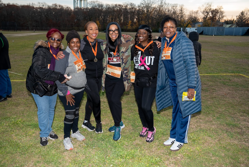 Participants in the turkey trot
