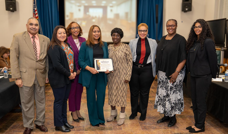 The Board of Education and Superintendent Darrisaw-Akil were honored to recognize two of our educational heroes and an invaluable community partner at the January 6th Board&nbsp;meeting.&nbsp;
