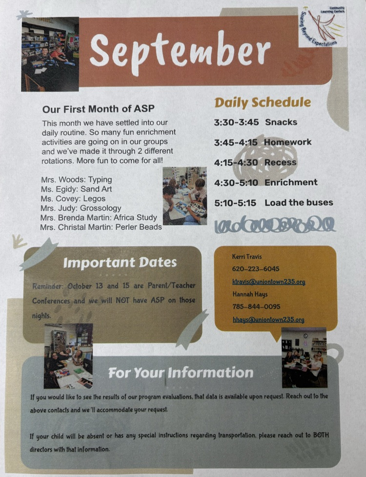 ASP September Newsletter