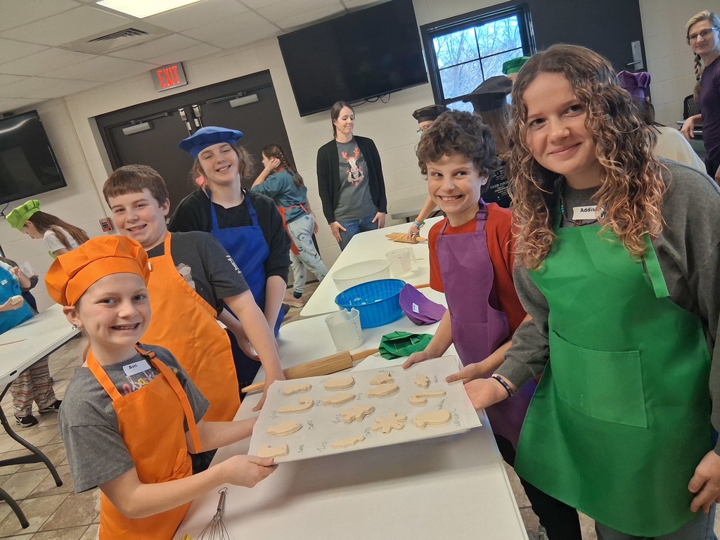 5th and 6th graders show off their salt dough ornaments