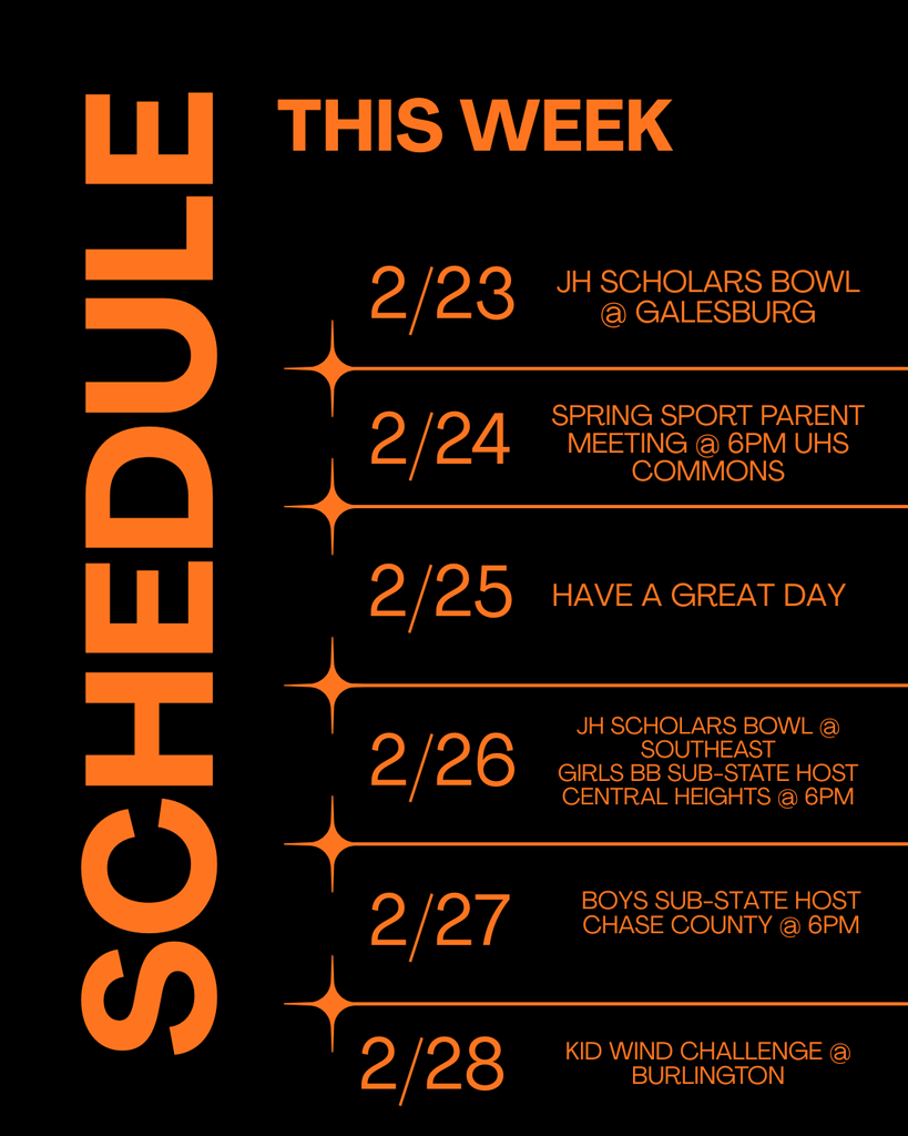 This Week's Happenings