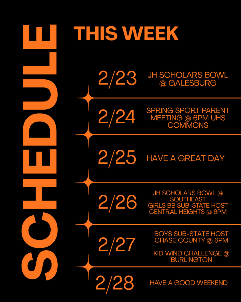 This Week's Happenings