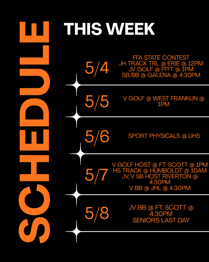 This Week's Happenings