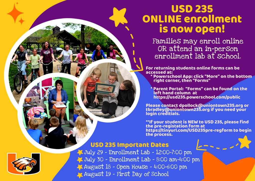 online enrollment flyer
