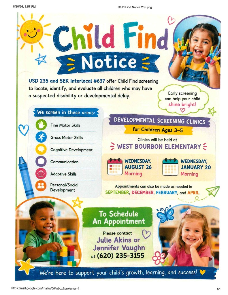 Child Find Notice