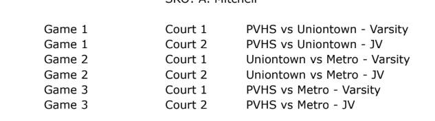 schedule