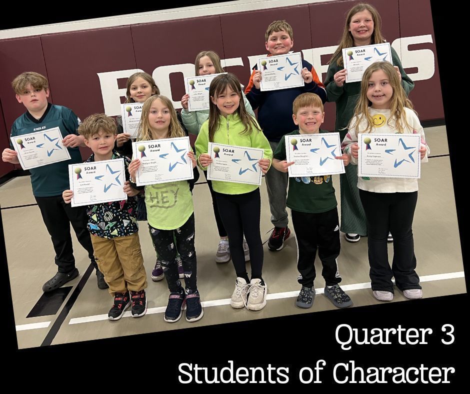 3rd Quarter Students of Character