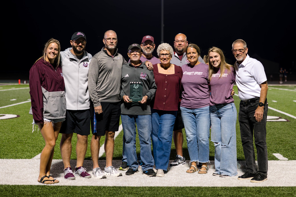 Coach Stirrett and the Unity Track and Field Family