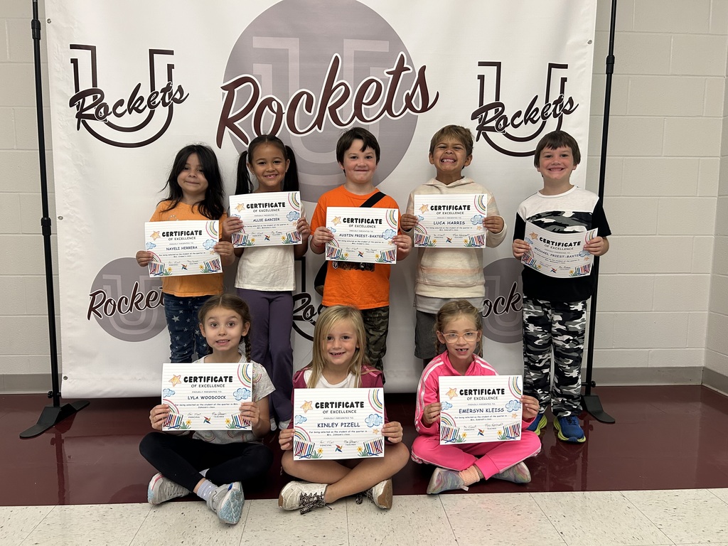 1st grade student of the quarter
