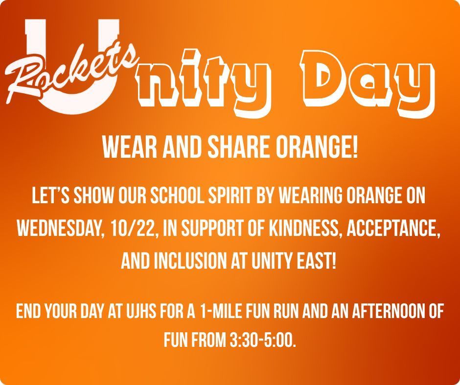 Unity Day Reminder.