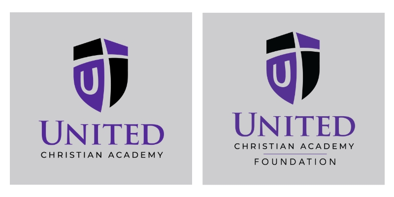 two business logos
