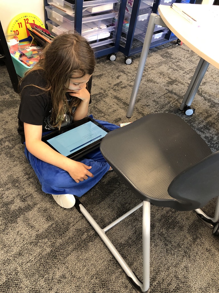 students working on standardized testing