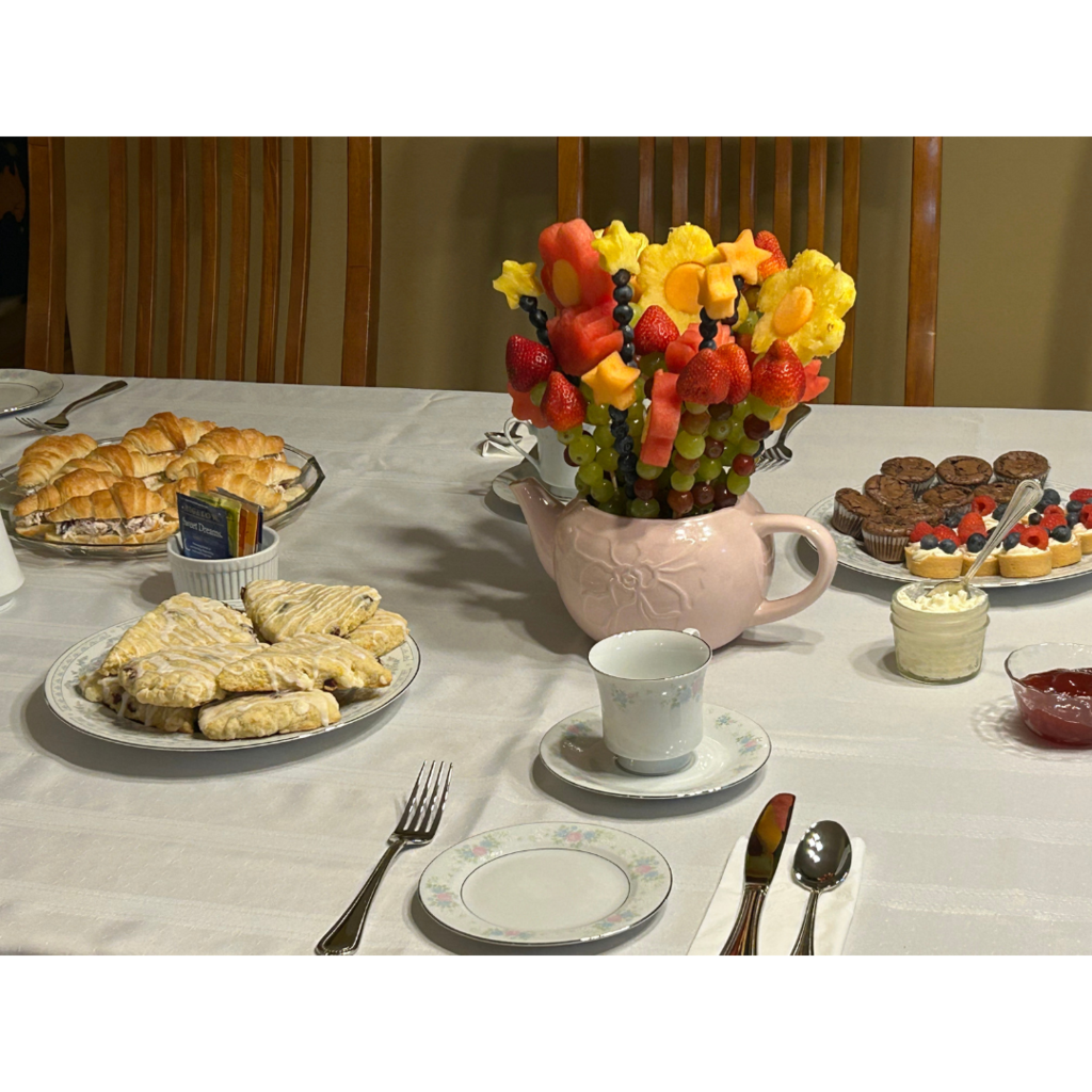 food served at a tea party
