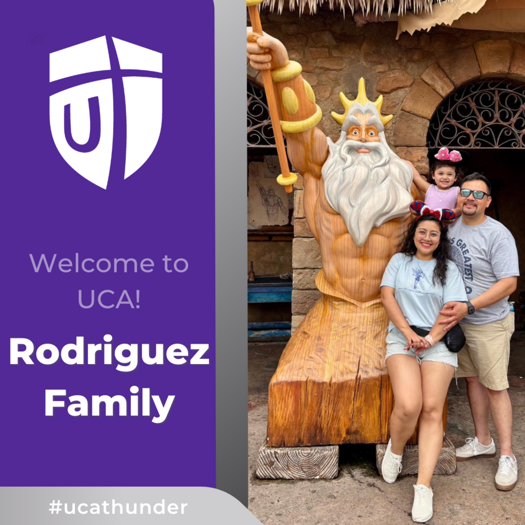 family picture of new students joining the school this fall